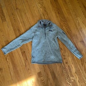 Gray Women's Quarter-Zip Fleece Pullover